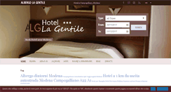 Desktop Screenshot of albergoristorantelagentile.com