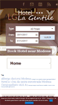 Mobile Screenshot of albergoristorantelagentile.com